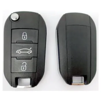 1 kom. 3 tipke daljinskog ključa od 434 Mhz FSK model sa čipom AES 4A za Peugeot za citroen