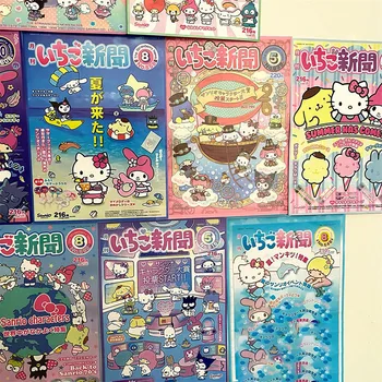 9 kom. Kawaii Sanrios Slatka Plakat Kitty Kuromi My Melody Cinnamoroll Anime Naljepnice za Zid Spavaća soba Stan Ukrasne Naljepnice za Poklon
