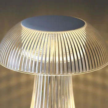 Akrilna Kristalna Led Lampe za Bežični Punjiva Meduza noćna Svjetla za Vjenčanje Ukras Kuće Spavaće sobe Restorana