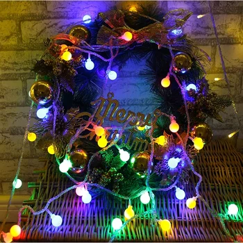 Cijele Loptu Blubs LED Nevjerojatan Loptu Gudačkih Svjetla za Božićno Drvce Vjenčanje Home Dekor u Prostoru Lampa sa Napajanjem iz Baterije od 1,5 M 3 M 4 M 5 M