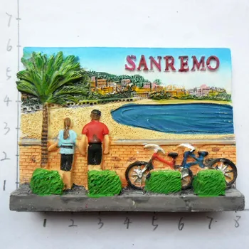 Italija Magneti Za Hladnjak San Remo turistički suvenir ukrasne naljepnice
