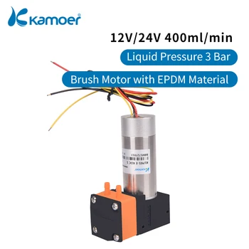 Kamoer KLP01 Membranska pumpa za vodu 24/12 s motorom BLDC/DC Pozitivan tlak do 3 bar jednostruka/dvostruka glavom 400-1400 ml/min