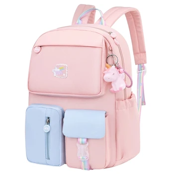2021 privjesak u obliku Poni, prelijeva naramenica, školska torba za mlade, djevojčice, Dječje vodootporan naprtnjače, dječje školske torbe, torbe za knjige