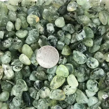 50 g 9-15 mm Prirodni Пренит Zeleni sok od Quartz Crystal Šljunak, Kamen Nakit Prirodnog kamena i Minerala