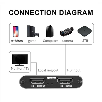 USB 3.0 4K HDMI-kompatibilnu memorijsku kartice za snimanje videa u 1080P Igre Snimanje USB 2.0 Kartica Hvatanje za prijenos Youtube OBS Stream Plate